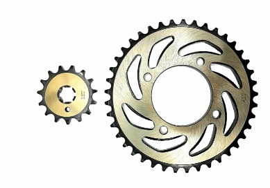 KIT PIÑONES SPROCKET CRYPTON 115 PUNTA QUEMADA 41T-15T