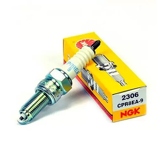 BUJIA NGK DP8EA-9 AKT 125/SL/NKD/TT/XL 125/DR 200/XTZ 125