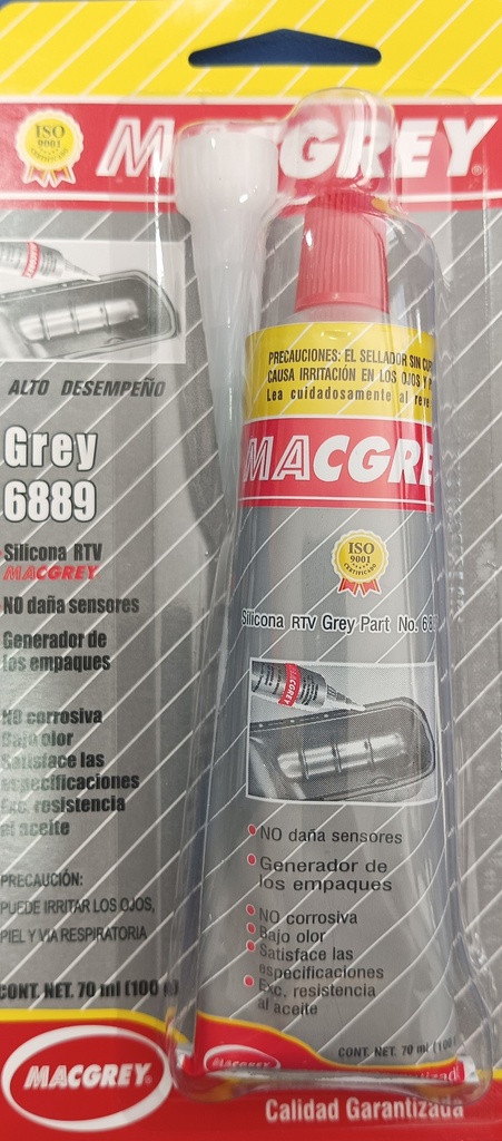 SILICONA GRIS MACGREY