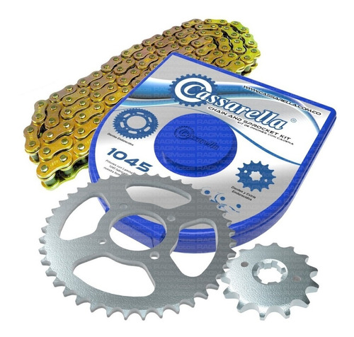 [Cassarella 151553 GIXXER 150] KIT PIÑONES CASSARELLA GIXXER 150 45T-15T 151553