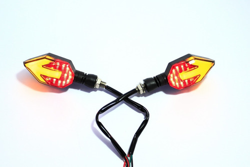 [DILU15ROS] DIRECCIONALES SECUENCIAL DOBLE COLOR LED FLECHAS ROJO PAR DILU15ROS